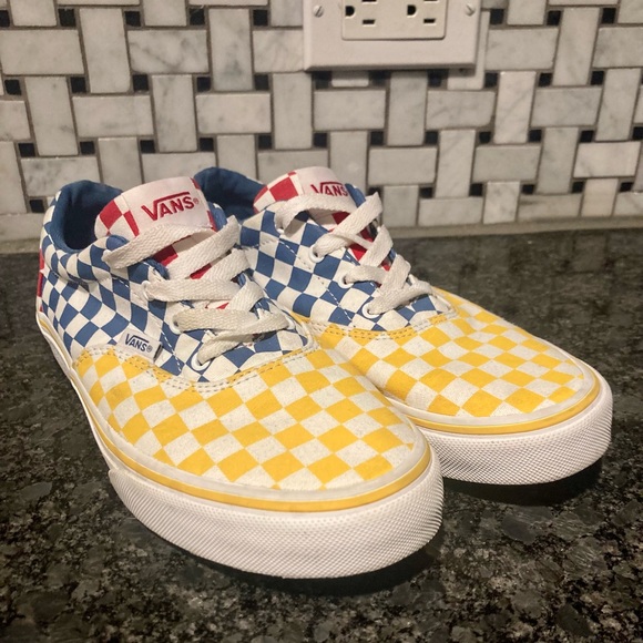 MULTI COLOR VANS size 5Y - Picture 2 of 4